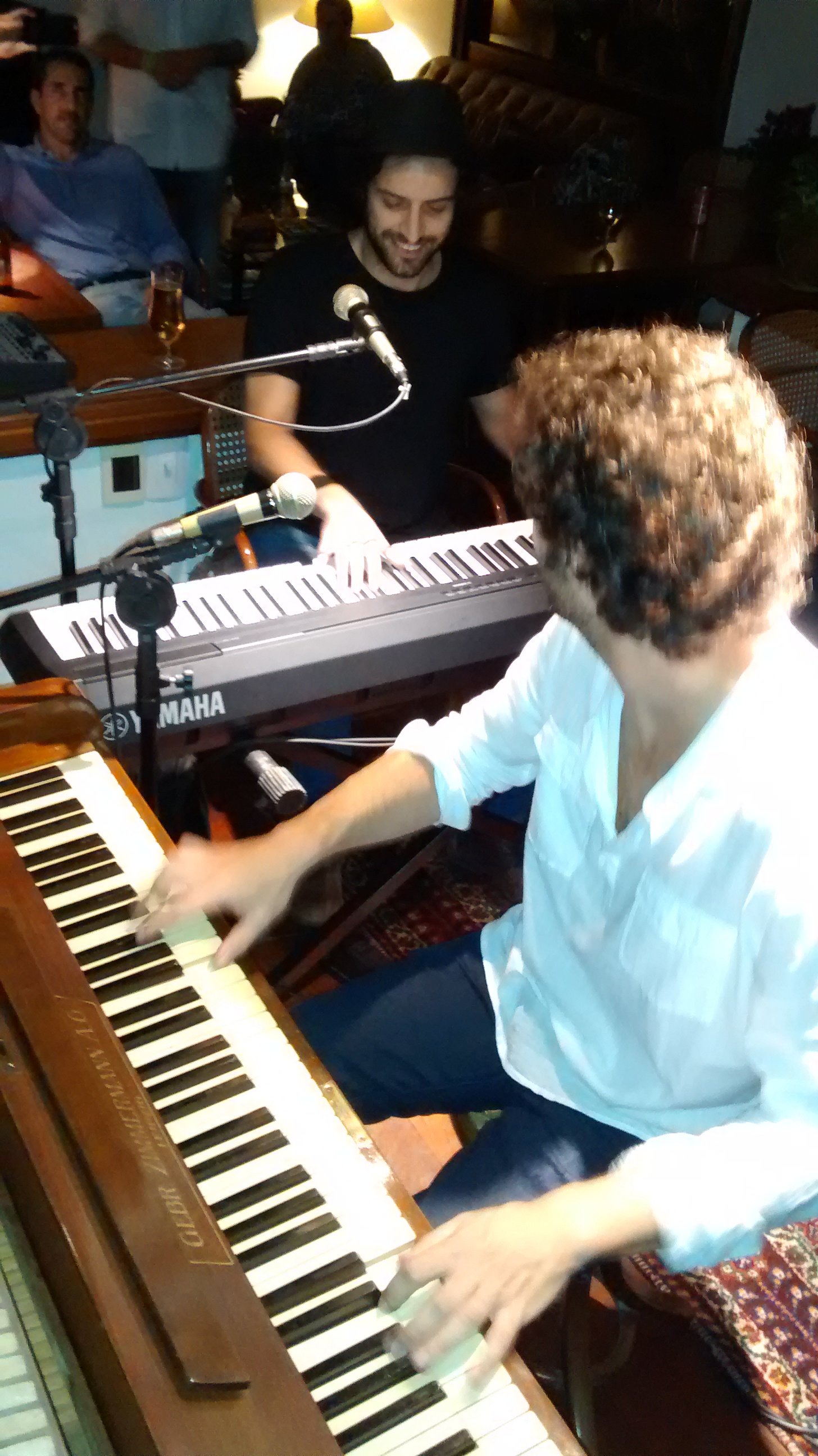 Sonorização de duo de pianistas